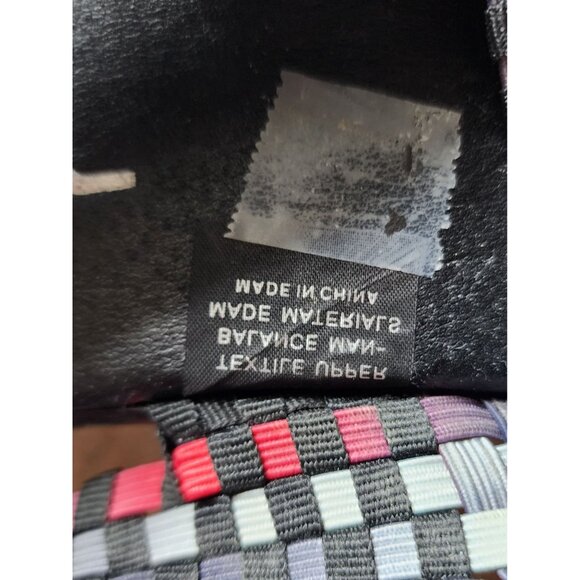 HEAL Women's Black/Multicolor Balboa Stretch Woven-Upper Sling Back Sandals Sz 8 - Picture 8 of 9